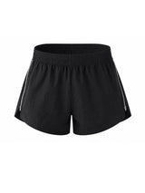 Men's Pool Party Beachwear Mesh Spliced Side Zipper Muscle Fit Short SKUL72440