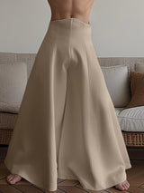 Men's Solid Color High Waist Loose Pant SKUL17988