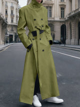 Men's Deconstructed Button High Neck Long Sleeve Blazer SKUL35236