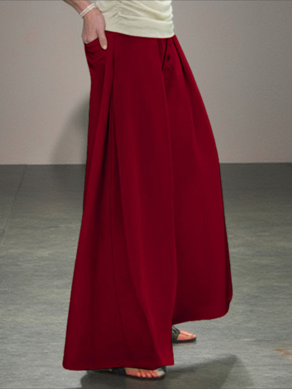 Men's Solid Minimalist Loose Casual Pant SKUL26221