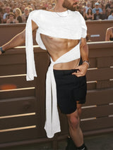 Men's Cutout Twist Casual Tank SKUL22248