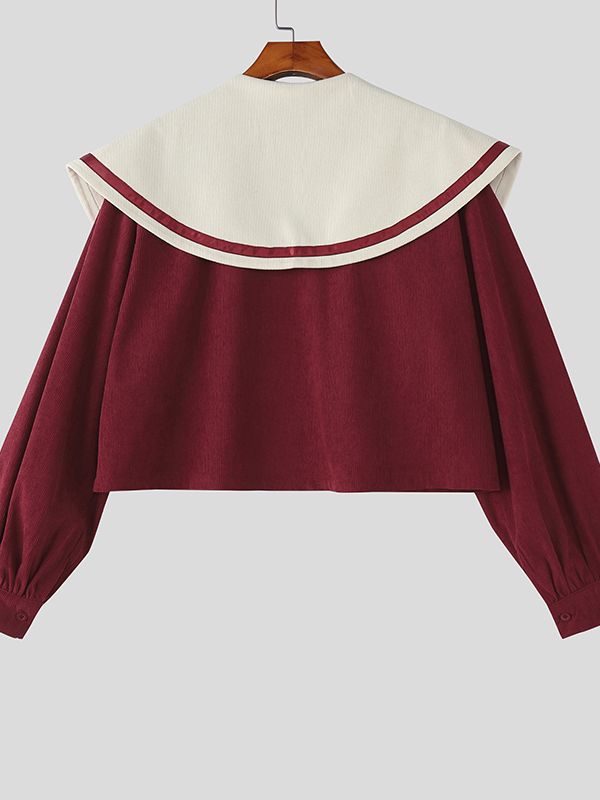 Men's Contrast Color Textured Long Sleeve Cardigan SKUL40309