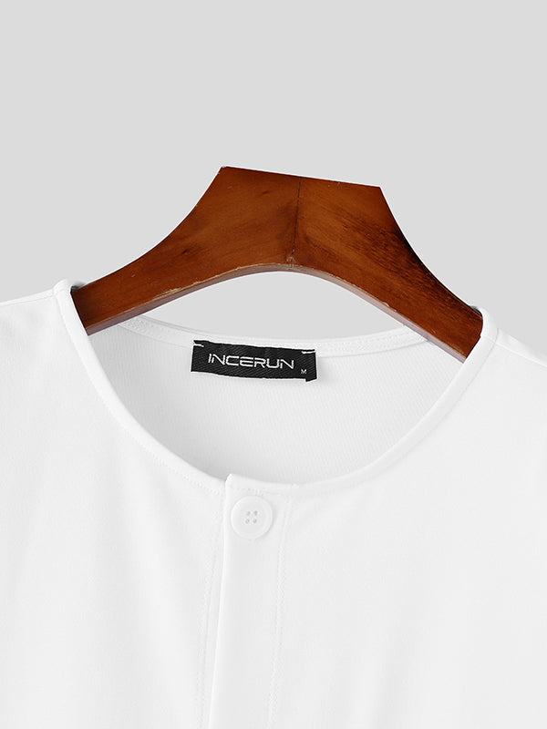 Mens Multi-Pocket Knit Short Sleeve Cardigan SKUL06462