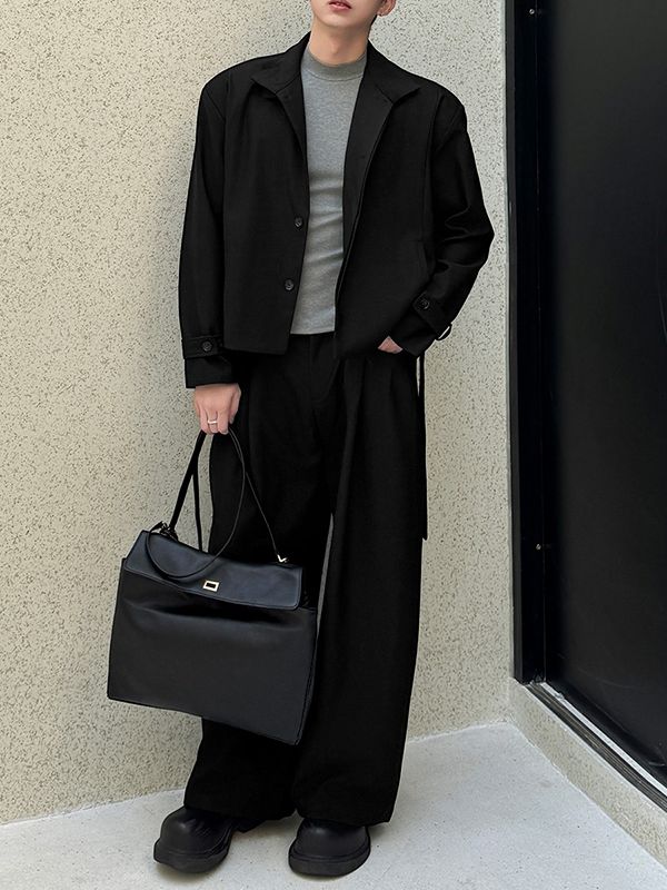 Men's Casual Loose Two Pieces Outfit SKUL30807