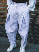 Mens Striped Loose Casual Pant SKUL14178