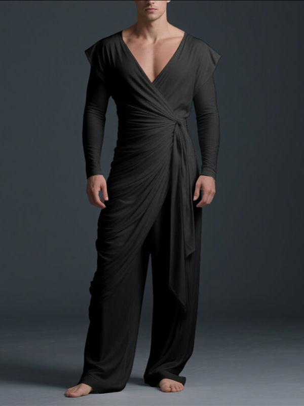 Men's Knotted Tie Knit Two Pieces Outfit SKUL34209