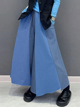 Men's Color Block Patchwork Wide Leg Pant SKUL41009