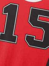 Men's Colorblock Number Print Bodysuit SKUL21173