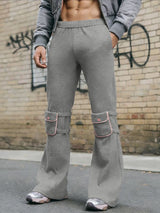 Men's 3D Pocket Casual Flared Pant SKUL45406