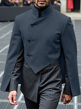 Men's Split Cuff Casual Long Sleeve Jacket SKUL29614