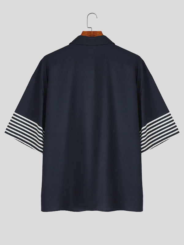 Mens Floral Print Short Sleeve Shirt SKUL17012