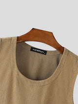 Men's Corduroy Casual Two Pieces Outfit SKUL23530