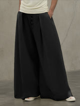 Men's Solid Minimalist Loose Casual Pant SKUL26221