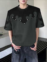 Men's Color Block Short Sleeve T-Shirt SKUL37554