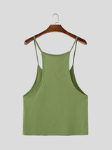 Men's Avant-Garde Extreme Scoop Neck Ultra-Thin Tank SKUL63173