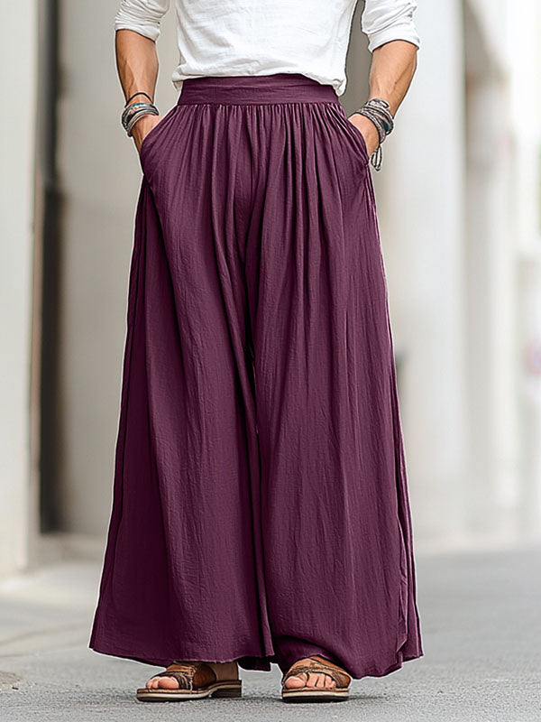 Mens Solid Color Casual Pant SKUL10767