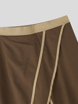 Men's Contrast Edge Layered Casual Pant SKUL25994