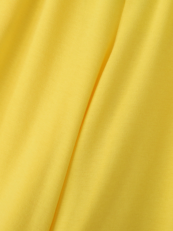 Mens Solid Color Short-Sleeve Two Pieces Outfit SKUL08491