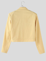 Men's Colorblock Casual Long Sleeve Jacket SKUL28355