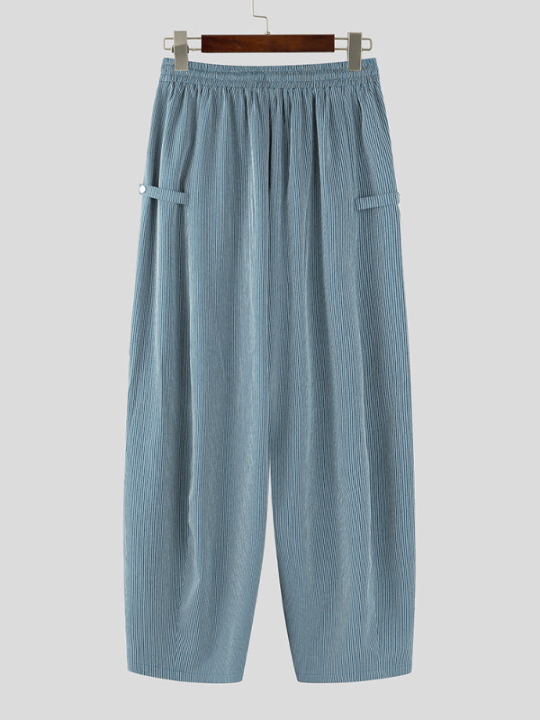 Men's Striped Wide Leg Casual Pant SKUL23663