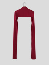 Men's Avant-Garde Deconstructed Sharp Pointed Collar Extra-Long Trailing Sleeves Cloak SKUL54089