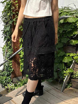 Mens Lace Print Sheer Short SKUL07543