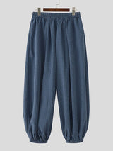 Men's Casual Plaid Lantern Pant SKUL48767