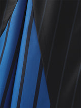 Men's Striped Sheer Mesh Cropped Two Pieces Outfit SKUL23456