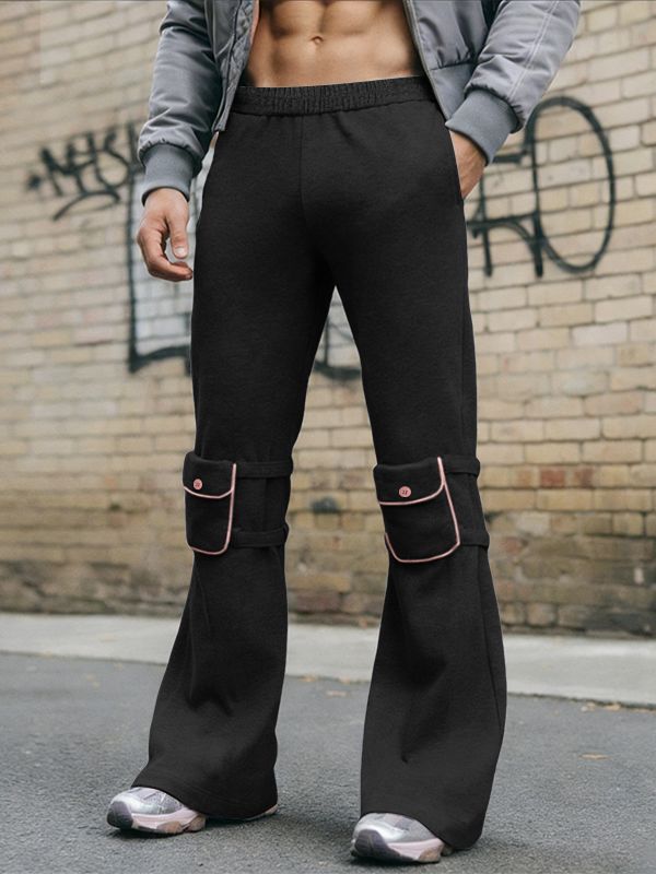 Men's 3D Pocket Casual Flared Pant SKUL45406