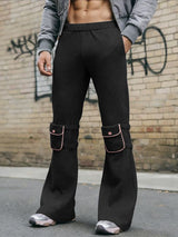 Men's 3D Pocket Casual Flared Pant SKUL45406