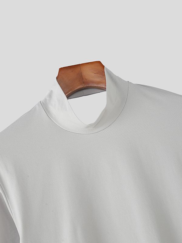 Men's Backless Long Sleeve T-Shirt SKUL38606