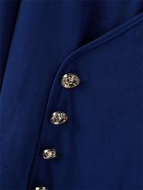 Men's Irregular High Neck Long Sleeve T-Shirt SKUL31987