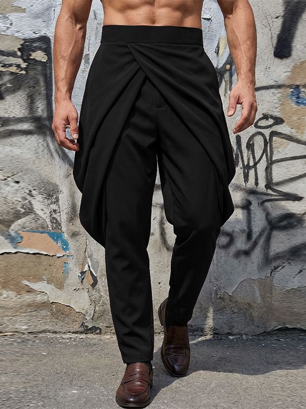 Men's Deconstructed Cross Design Casual Pant SKUL52634