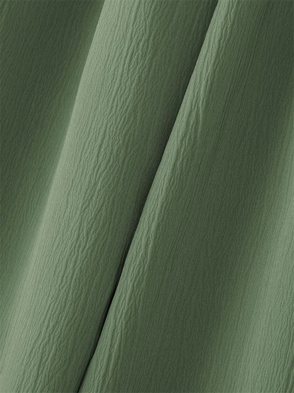 Mens Solid Color Loose Textured Casual Pant SKUL15573