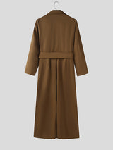 Men's Solid Padded Shoulder Casual Jumpsuit SKUL29633