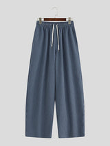 Mens Plaid Casual Loose Fit Pant SKUL17864