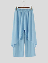 Men's Solid Color Textured Casual Pant SKUL15369