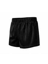 Men's High-Waisted Ribbed Knit Mesh Patchwork Scrunch Butt Short SKUL70265
