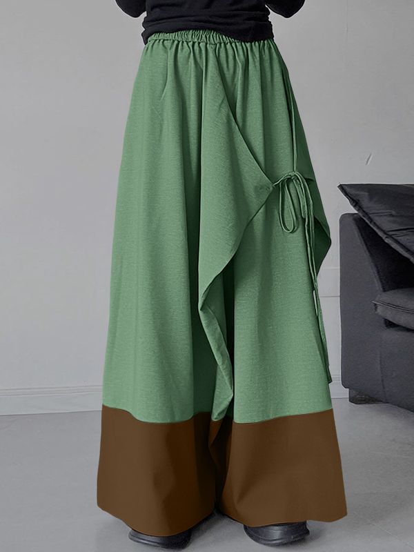 Men's Contrast Wide Leg Casual Pant SKUL51056