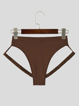 Men's Avant-Garde Dual-Strap Construction Lateral Cutouts Short SKUL58755