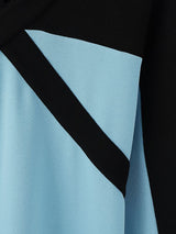 Men's Cross Design Contrast Color Long Sleeve T-shirt SKUL42374