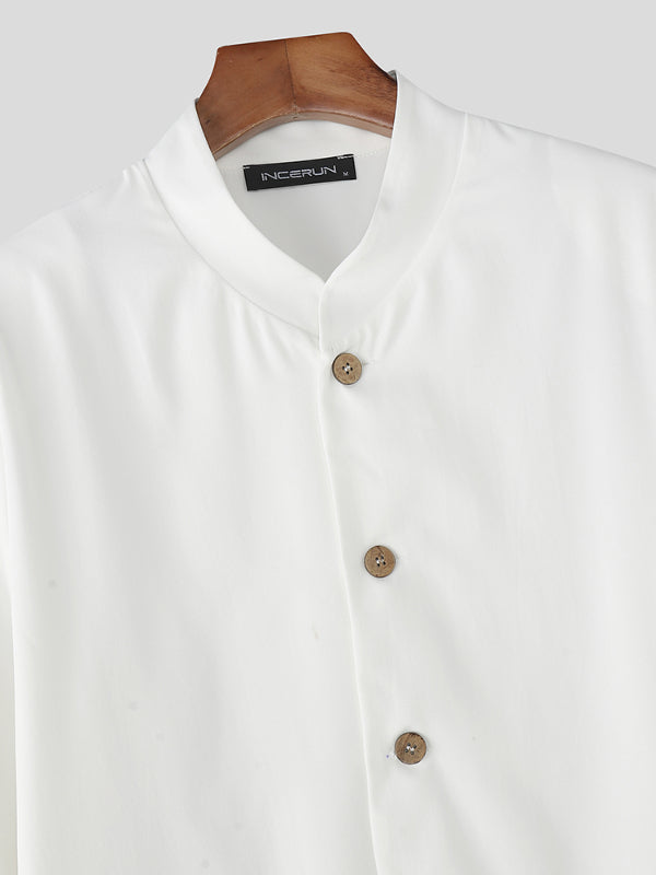 Men's Solid Color Slim Fit Long Sleeve Blazer SKUL26117