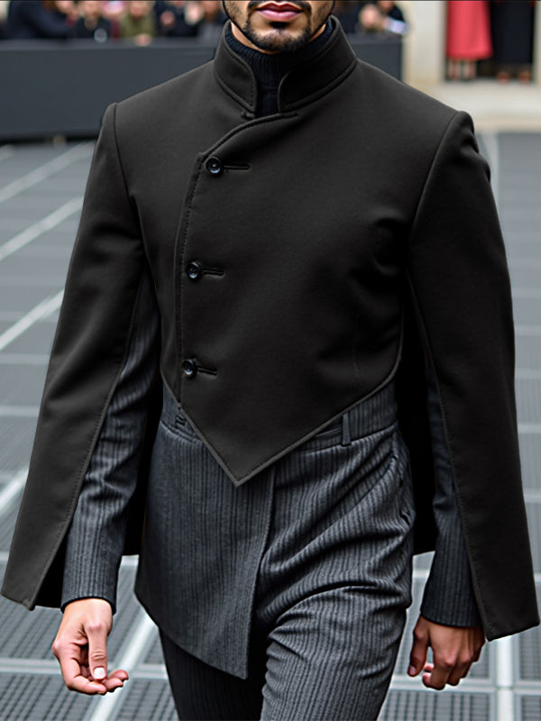 Men's Split Cuff Casual Long Sleeve Jacket SKUL29614