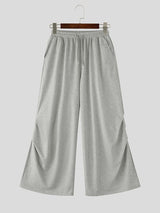 Men's Solid Color Loose Fit Casual Pant SKUL48585