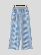 Mens Striped Loose Casual Pant SKUL19774