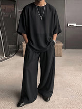 Men's Early Autumn High Street Oversized Drop Shoulder Two Pieces Outfit SKUL79213