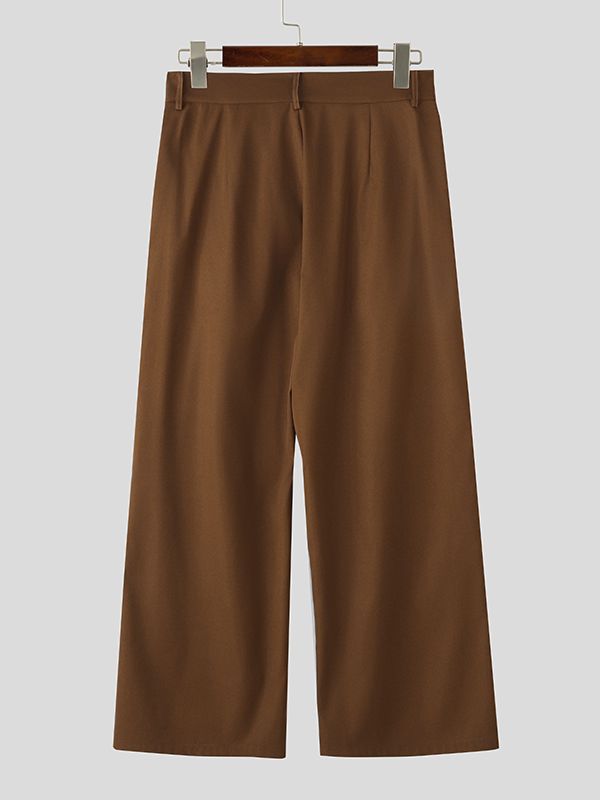 Men's Ribbon Patchwork Design Casual Pant SKUL43890