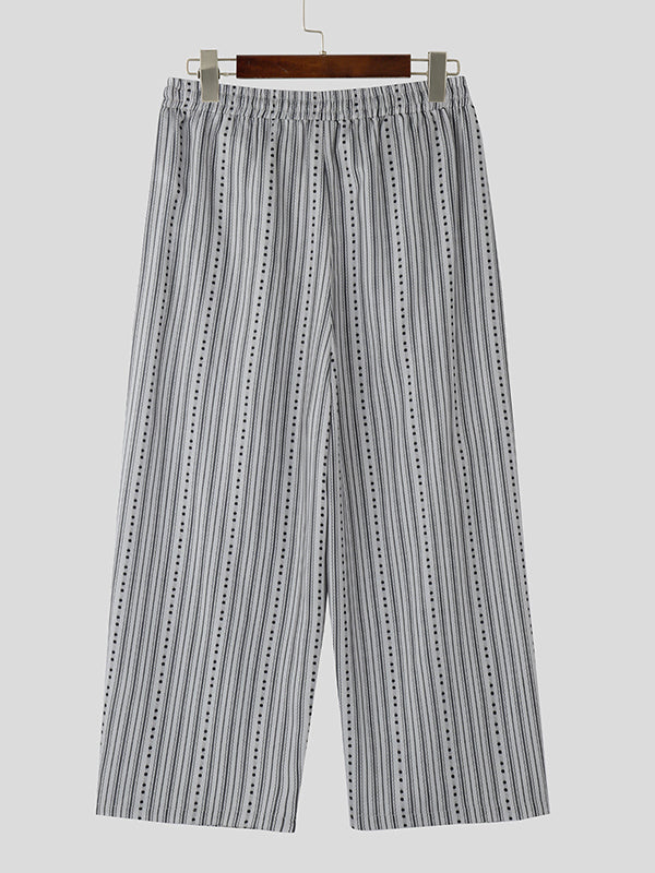 Mens Casual Vertical Striped Long Pant SKUK75373