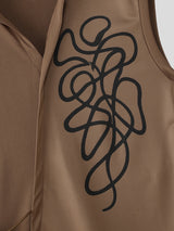 Men's Asymmetrical Placket Tie Casual Tank SKUL15370