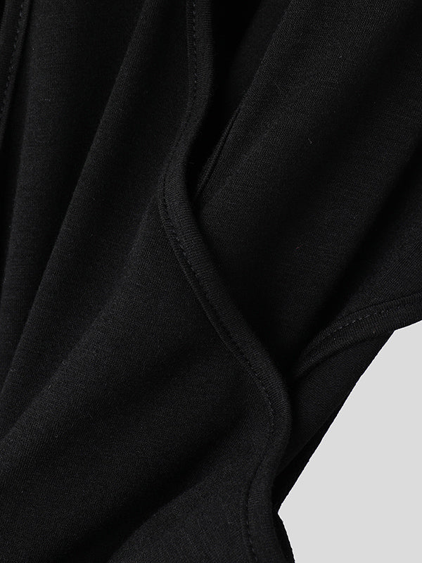 Mens Sheer Mesh Panel Long-Sleeve T-Shirt SKUK97037